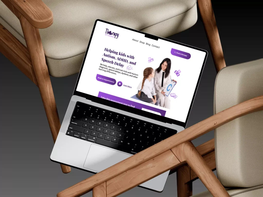 Branding and Web Design for Child Therapist