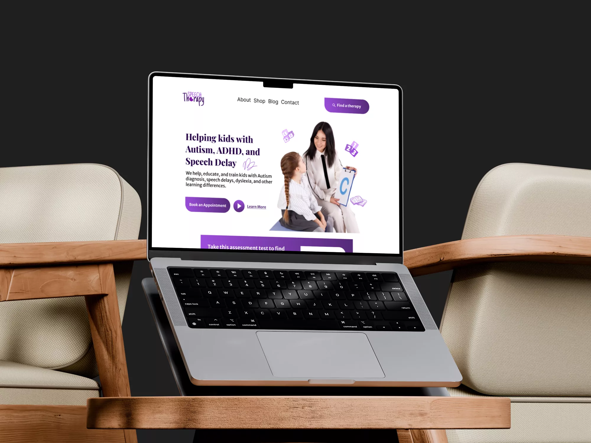 Website Design for Speech Therapist