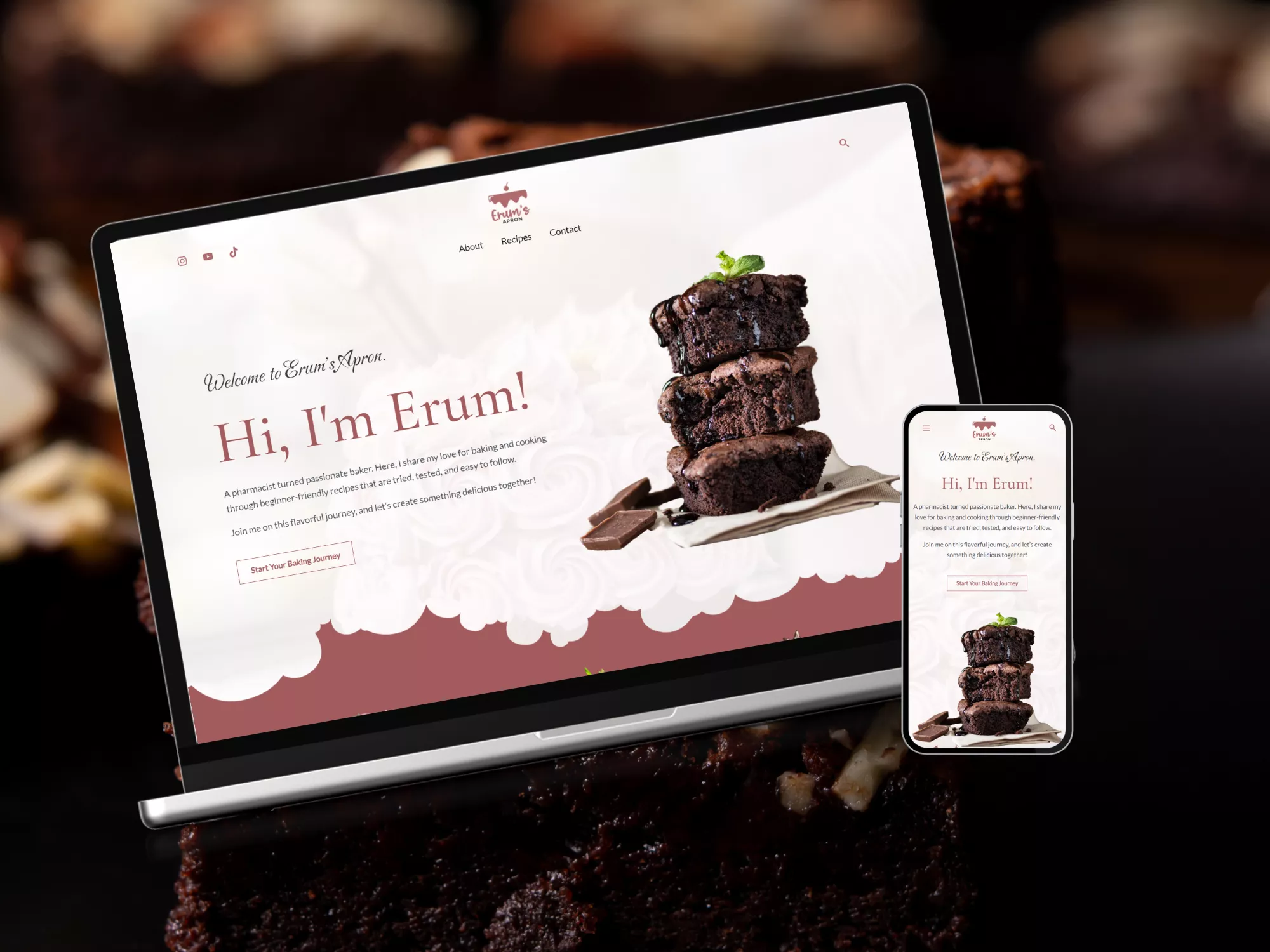 Web Design for a Baker